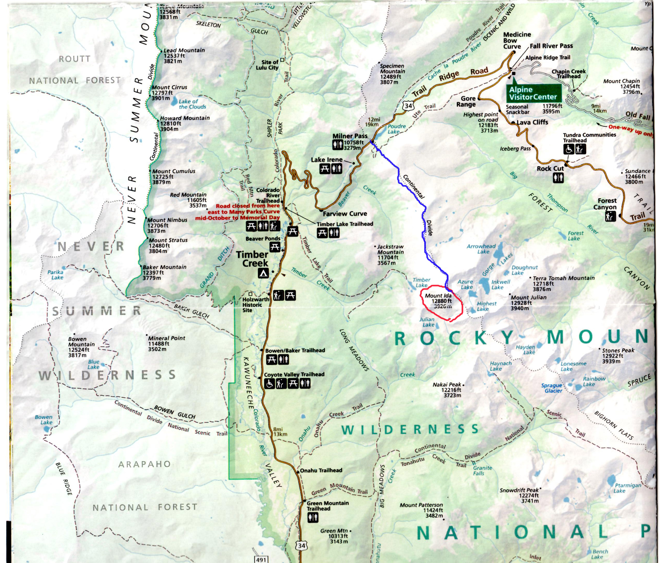 12年06月05日 ロッキー国立公園 Mt Ida